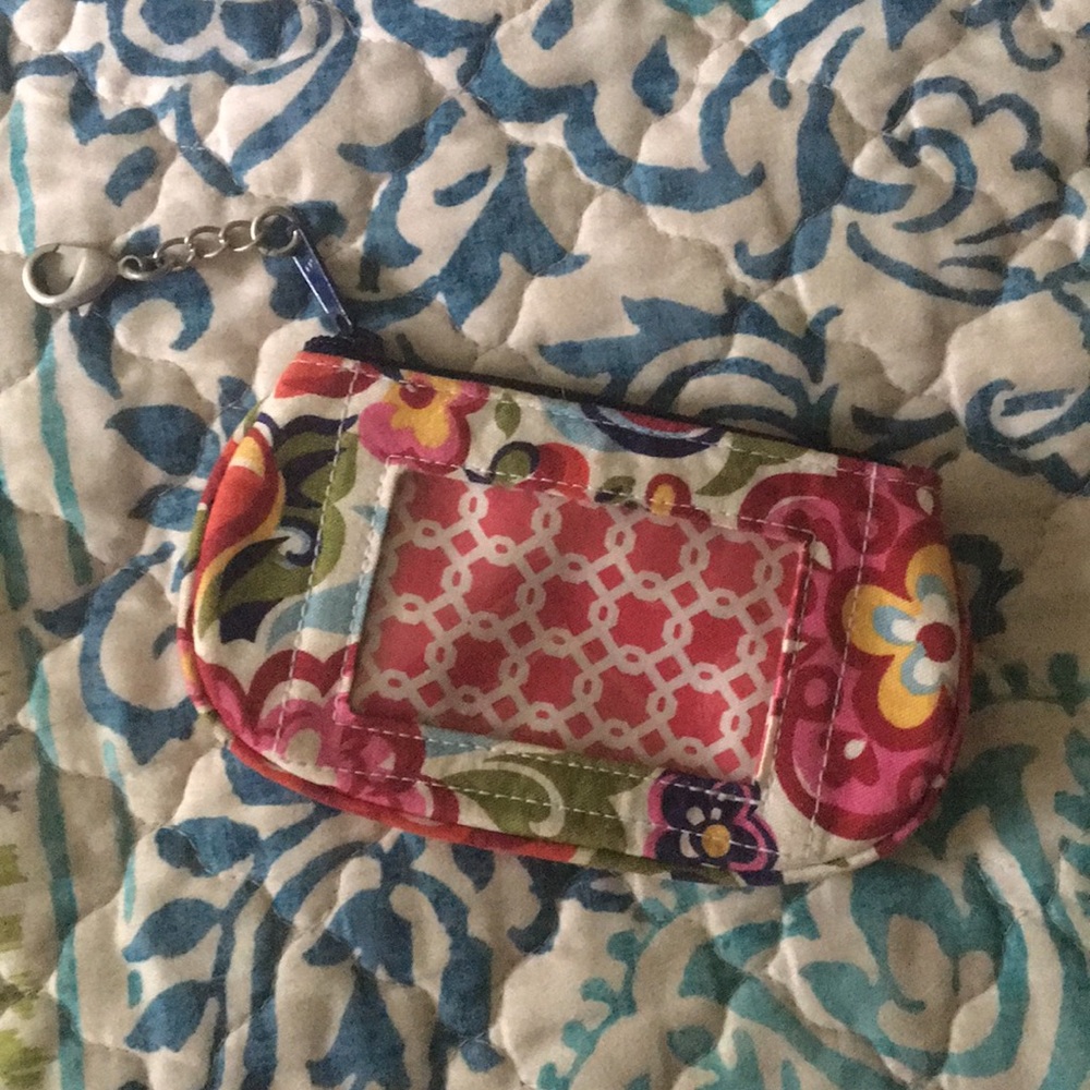 Vera Bradley key and card holder.